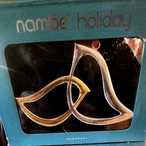 Nambe' holiday ornament